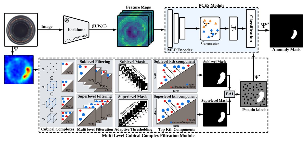 Overview figure for Learning Topology-Aware Representations via Test-Time Adaptation for Anomaly Segmentation